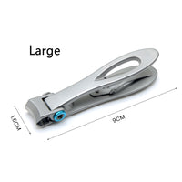 MAYCREATE  Nail Clipper Cutter Nail Cutting Trimmer Toenail Fingernail Cutter Stainless Steel Toenail Clippers for Thick Nails