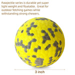 Qpets 3 inch Durable Bouncy Dog Ball for Small Medium Big Dog, High Elasticity TPU Toys for Dogs, Lightweight+ High Bounce Interactive Dog Toys, Molar Chew Ball for Power Chewer