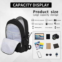 PALAY Blackpink Bags for Girls School Backpack Blackpink Kpop Theme Prints with USB Charging and Headset Port Backpack for Student College School Bag for Girls