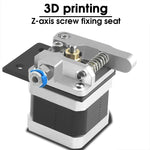 Serplex  Upgrade 3D Printer Parts Extruder Metal Extruder Aluminum MK8 Bowden Extruder 40 Teeth Drive Gear for Ender 3 Pro Ender 5 Pro Plus CR-10 Series-Right Hand-use for converting dual nozzle