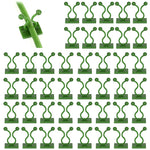 HASTHIP  50Pcs Wall Fixture Clips for Plant Climbing Vine Plant Climbing Wall Fixer Self-Adhesive Hook, Wall Vines Fixture Wall Hook Vines Climbing Clip for Home (Green)