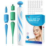 MAYCREATE Skin Tag Removal Tool 2 in 1 Skin Tag Remover - Auto Skin Tag Remover Pen with 40 Micro and Regular Skin Tag Bands, Safe and Painless Remove 2mm-8mm Skin Tags For Men