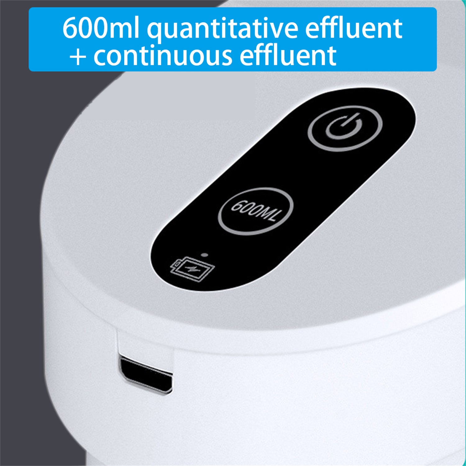 HASTHIP  Automatic Drinking Water Dispenser Pump, Wireless 20 Litre Water Bottle Can Dispenser Pump, Rechargeable Water Bottle Pump Dispenser with USB Charging Cable for Home and Office (Silver)