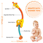 PATPAT Baby Bath Tub Toy Electric Shower Head Toy Cartoon Giraffe Bath Shower Toy Baby Bath Toys Cute Sprinkler Bathtub Toy for Boys Girls Kids Gifts