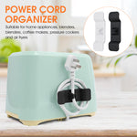 HASTHIP Cord Organizer for Home Appliance, 2Pcs Self-adhesive Cord Holder Cable Organizer for Home Appliances, Mixer, Blender, Coffee Maker, Pressure Cooker and Air Fryer