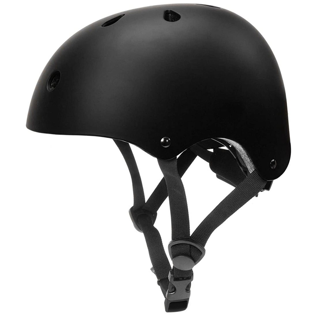 HASTHIP  Adjustable ABS Shell Safety Helmet Protective Suitable for Youth/Adult (Black)