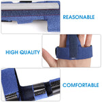 HANNEA Finger Splint Knuckle Brace Finger Splint for Middle Finger,Support for Fracture, Protection Sleeve Relieves Pain(Blue)