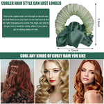 MAYCREATE  Heatless Curls, Heatless Curling Headband, No Heat Curlers Headband Soft and Comfortable Sleep Silk Hair Curling Ribbon for DIY Styling of Long Hair