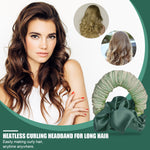 MAYCREATE  Heatless Curls, Heatless Curling Headband, No Heat Curlers Headband Soft and Comfortable Sleep Silk Hair Curling Ribbon for DIY Styling of Long Hair