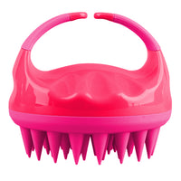 ELEPHANTBOAT  Hair Scalp Massager Shampoo Brush with Soft Silicone Bristles, Comfort Scalp Care Manual Head Massager for Anti Dandruff, Exfoliating-Pink