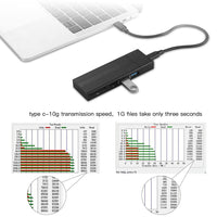 Verilux M.2 NVMe SSD Enclosure Adapter with 4 in 1 Hub, USB 3.2 Gen 2 10Gbps HDD Adapter MKey(B+M Key) SSD Reader, with 2 USB Port Support SD/TF Cardread, Support UASP Trim for 2242/2260/2280